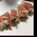 ICHICO☆'s cooksnap of when they made ワインと♥♡りんごの生ハムチーズ巻き.