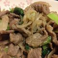kozueham's cooksnap of when they made 牛肉のゆずこしょう炒め.