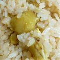 dempuns's cooksnap of when they made 秋メニュー☆圧力鍋で栗ごはん.
