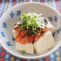 バカリャウ's cooksnap of when they made 海苔キムチマヨ冷奴.