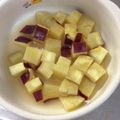 たねmama's cooksnap of when they made レンジdeサツマイモのカルピス煮☆弁当.
