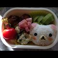 こまゆっくま's cooksnap of when they made 簡単★コリラックマおにぎり（キャラ弁）.