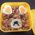 ちはる！！'s cooksnap of when they made キャラ弁☆リラックマそぼろ.