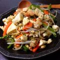 wave0073's cooksnap of when they made 卵入り豆腐チャンプルー.