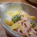かよひこ's cooksnap of when they made マヨ☆ハム☆たくあん.