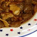 RICaChang's cooksnap of when they made 甘辛♪こんにゃくと豚肉炒め.