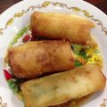 ち〜ぼ〜's cooksnap of when they made さっぱり梅風味の豆腐の春巻き　.