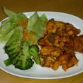 MIWAymkw's cooksnap of when they made こども喜ぶ✫BQソースで鶏胸肉のソテー.