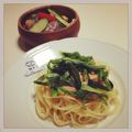 chakane's cooksnap of when they made 簡単☆あえるだけの明太子パスタ.