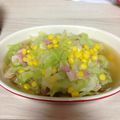 Yoshiii★'s cooksnap of when they made キャベツを食べるスープ.