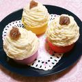 tomomi:k's cooksnap of when they made ◆カップケーキDEぐるぐるモンブラン◆.