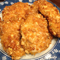 liarra's cooksnap of when they made 鶏胸肉de変り衣揚げ(柿の種).
