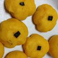 ☆にじ☆'s cooksnap of when they made ハロウィン♪かぼちゃクッキー.