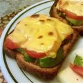 marwee's cooksnap of when they made アボカドとトマトのチーズトースト.