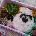ーーグレーテル's cooksnap of when they made ひつじのショーンのキャラ弁☆.