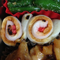 ・pepepe・'s cooksnap of when they made ☆お弁当に☆ちくわ巻き♪紅生姜＆のり.