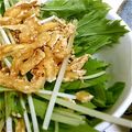 はらぺこさしゃ's cooksnap of when they made 水菜とカリカリお揚げさんのさっぱりサラダ.