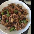 もじょみち's cooksnap of when they made 豚肉・なす・ししとうの甘辛丼.