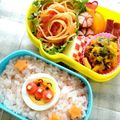 ririkkuma's cooksnap of when they made ＊キャラ弁＊ゆでたまごDEアンパンマン★.