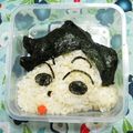 シャンプーハット's cooksnap of when they made クレヨンしんちゃん☆風間君・シロ☆弁♬.