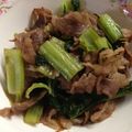 きよやよ's cooksnap of when they made かつお菜と牛肉の煮物.