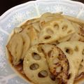 mayocoro's cooksnap of when they made れんこんの味噌ハチ炒め.