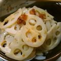 ト書き。's cooksnap of when they made ＊れんこんの梅肉和え＊.