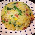 れいとたべる's cooksnap of when they made 栄養たっぷり！小松菜チャーハン.
