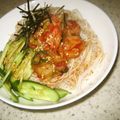 peruru202's cooksnap of when they made キムチとそうめんで簡単ピビン麺.