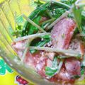 おっちょこび's cooksnap of when they made 水菜とツナの粒マスタードサラダ.