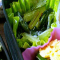 rirakubo's cooksnap of when they made お弁当の副菜☆冷凍小松菜のおひたし.