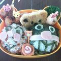 ママよっちゃん's cooksnap of when they made アンパンマンとバイキンマン幼稚園キャラ弁.