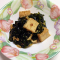 ノッキー's cooksnap of when they made 厚揚げとわかめの薬味炒め.