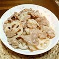 oceangreen's cooksnap of when they made ♡レンジで簡単・豚肉の梅オイスター♡.