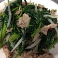 gab28's cooksnap of when they made 空芯菜と豚肉炒め.