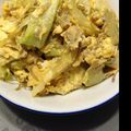 pandaohan's cooksnap of when they made 超簡単キャベツと小女子の卵とじ.