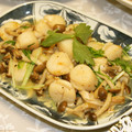 お菓子ダイスキ's cooksnap of when they made 帆立ときのこの塩麹炒め.