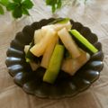 まろんかふぇ's cooksnap of when they made 塩揉みだけ！大根ときゅうりのラー油もみ.