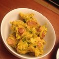 im_shione's cooksnap of when they made かぼちゃとウインナーのサラダ.