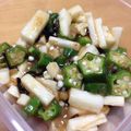 Takao1121's cooksnap of when they made 長芋とおくらのとろろ昆布和え　梅わさび風.