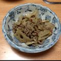 ＊しょ〜ちゃん＊'s cooksnap of when they made れんこんとひき肉のきんぴら.
