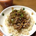 YUKIKI☆'s cooksnap of when they made 焦がし醤油ネギ納豆.