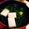 xMARILYNx's cooksnap of when they made 三つ葉とはんぺんのお吸い物☆ごま油風味.