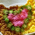 mayupotato's cooksnap of when they made ♡かわいいそぼろ丼♡.