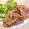 クーネルモーモー's cooksnap of when they made 擦りゴマたっぶり豚の生姜焼き.