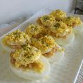 GOORIN's cooksnap of when they made オードブルエッグ（Huevos Rellenos).
