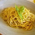 violets's cooksnap of when they made ジェノベーゼソースで美味しいパスタ！.