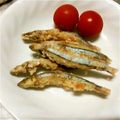 もぴめ's cooksnap of when they made 長崎で発見　きびなご　から揚げ.