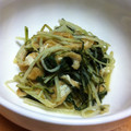 クラムバービー's cooksnap of when they made 簡単♪ 水菜と油あげの煮浸し.