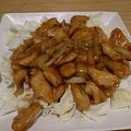 sukimaki's cooksnap of when they made 鶏胸肉の生姜とろみ炒め.
